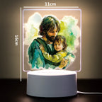 Religion 3D Night Light For Home Room Decoration