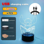 3D Illusion Stitch LED Night Light