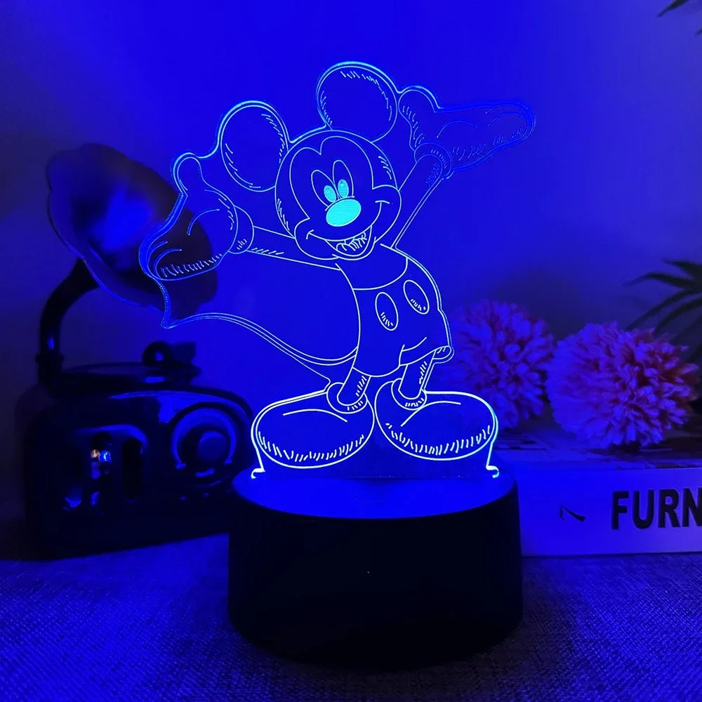 Mickey Mouse 3D Illusion Lamp