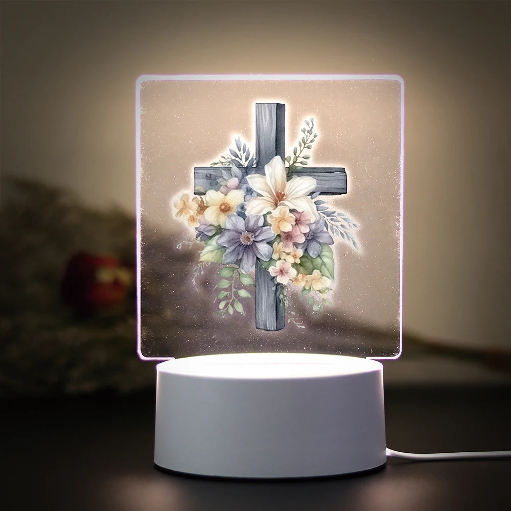 Religion 3D Night Light For Home Room Decoration