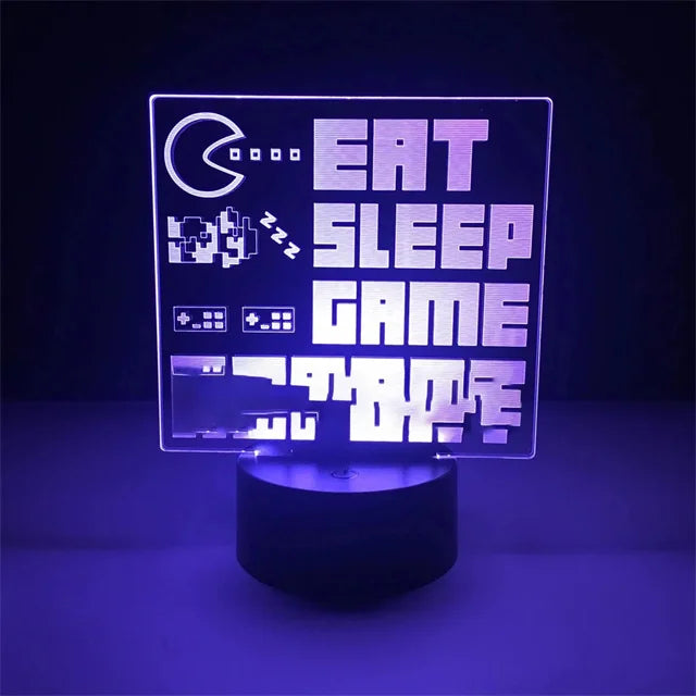 Gaming Setup RGB 3D LED Lamp
