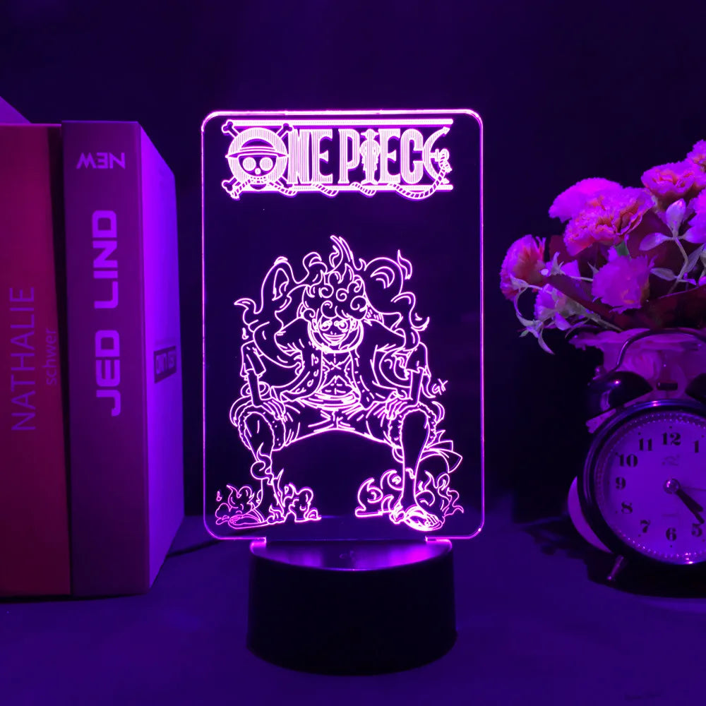 One Piece 3D illusion lamp