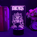 One Piece 3D illusion lamp