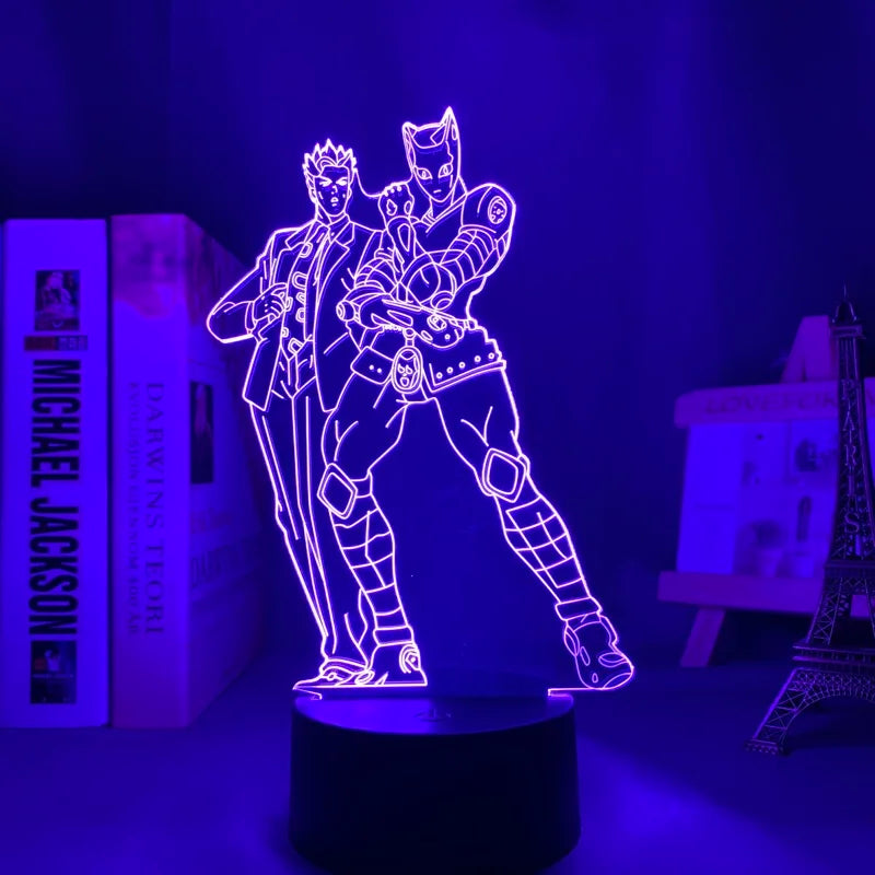 JoJo Bizarre Adventure 3d Night Light LED lamp