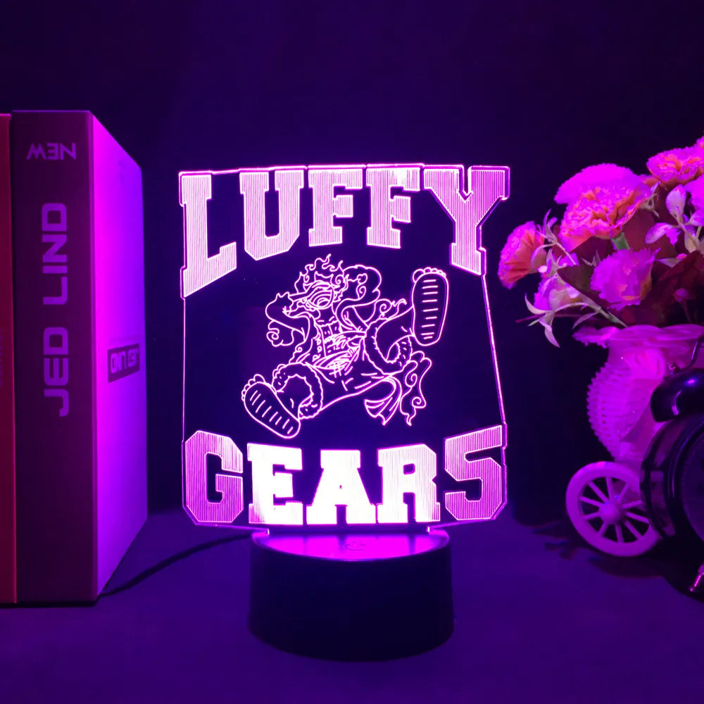 One Piece 3D illusion lamp