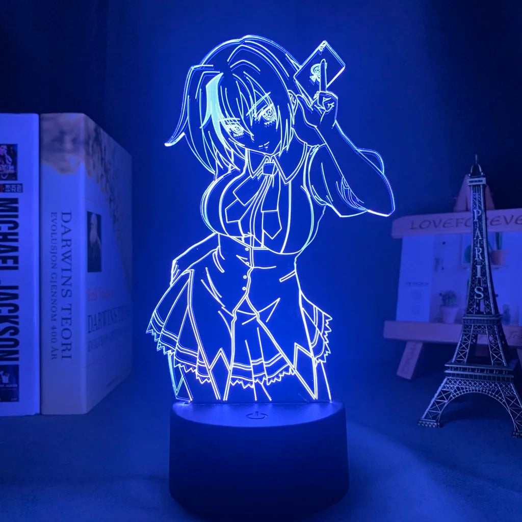 High School DxD 3D LED Lamp