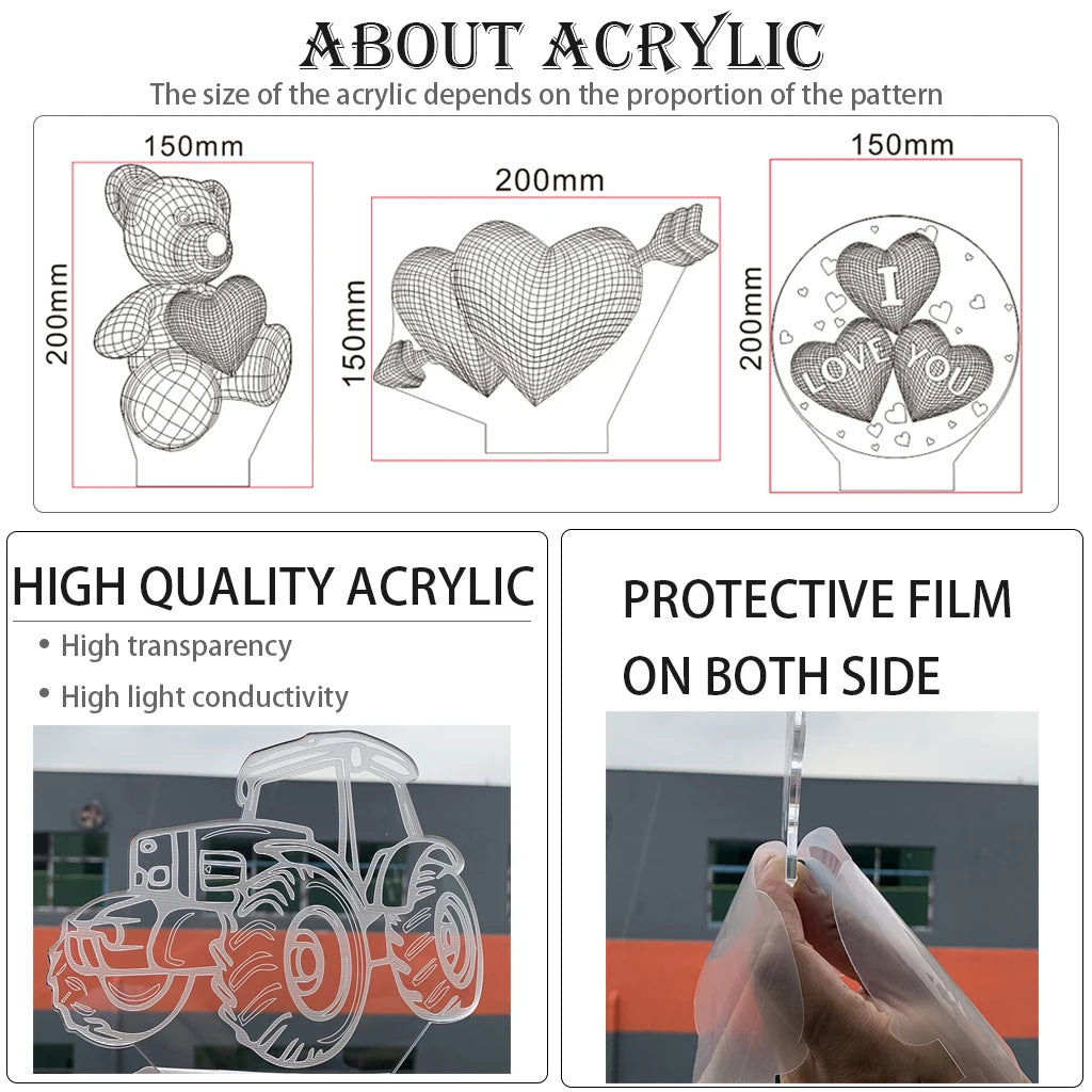 Spy X Family 3D Led Light Lamp