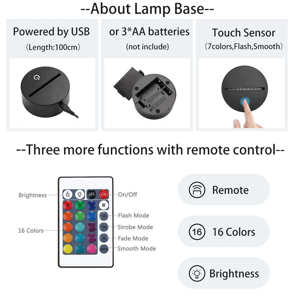 Spy X Family 3D Led Light Lamp