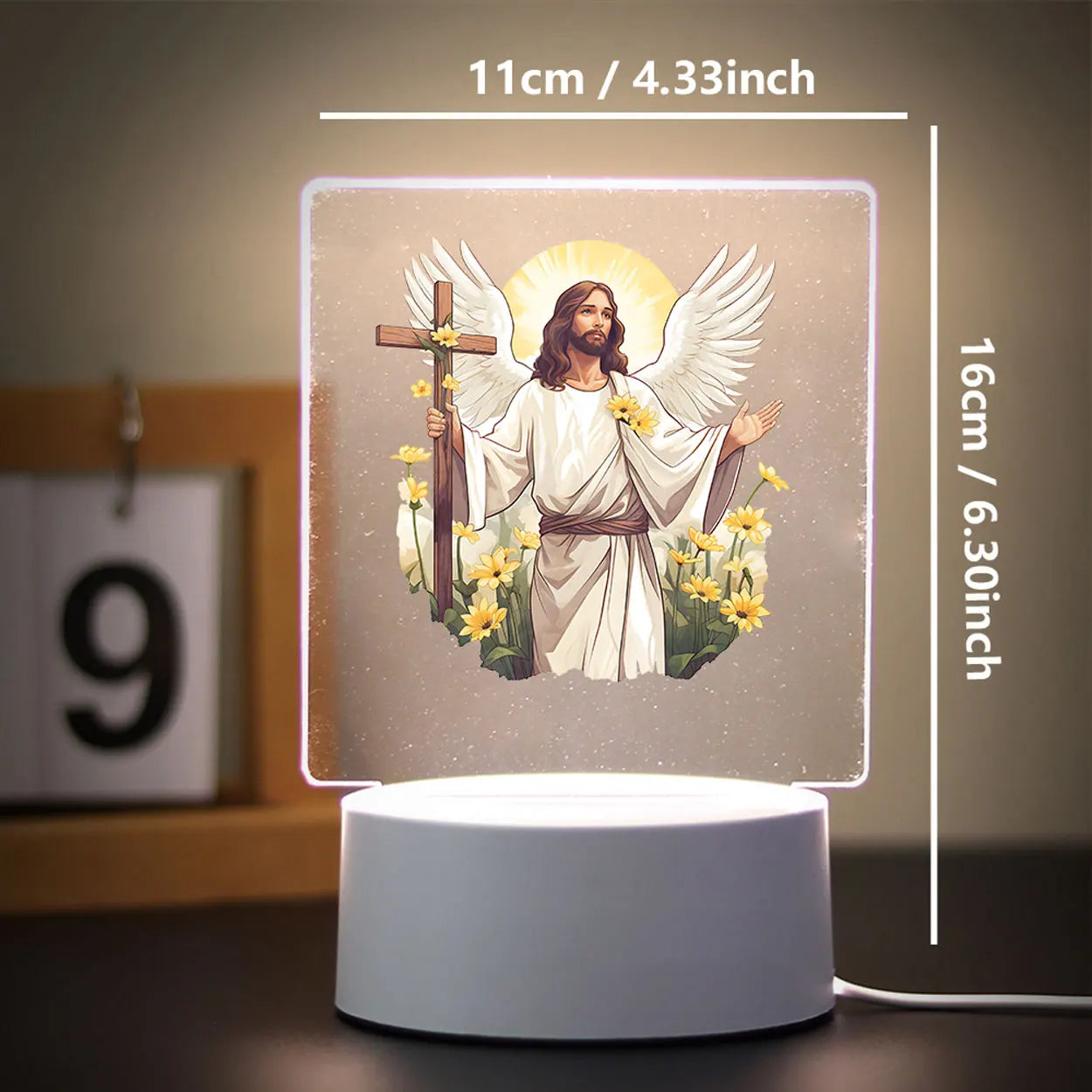 Religion 3D Night Light For Home Room Decoration