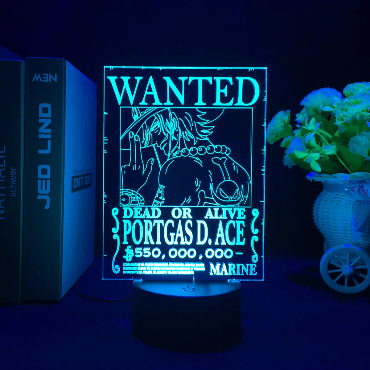 One Piece 3D illusion lamp