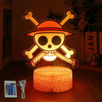 One Piece  Anime Figures 3D Lamp