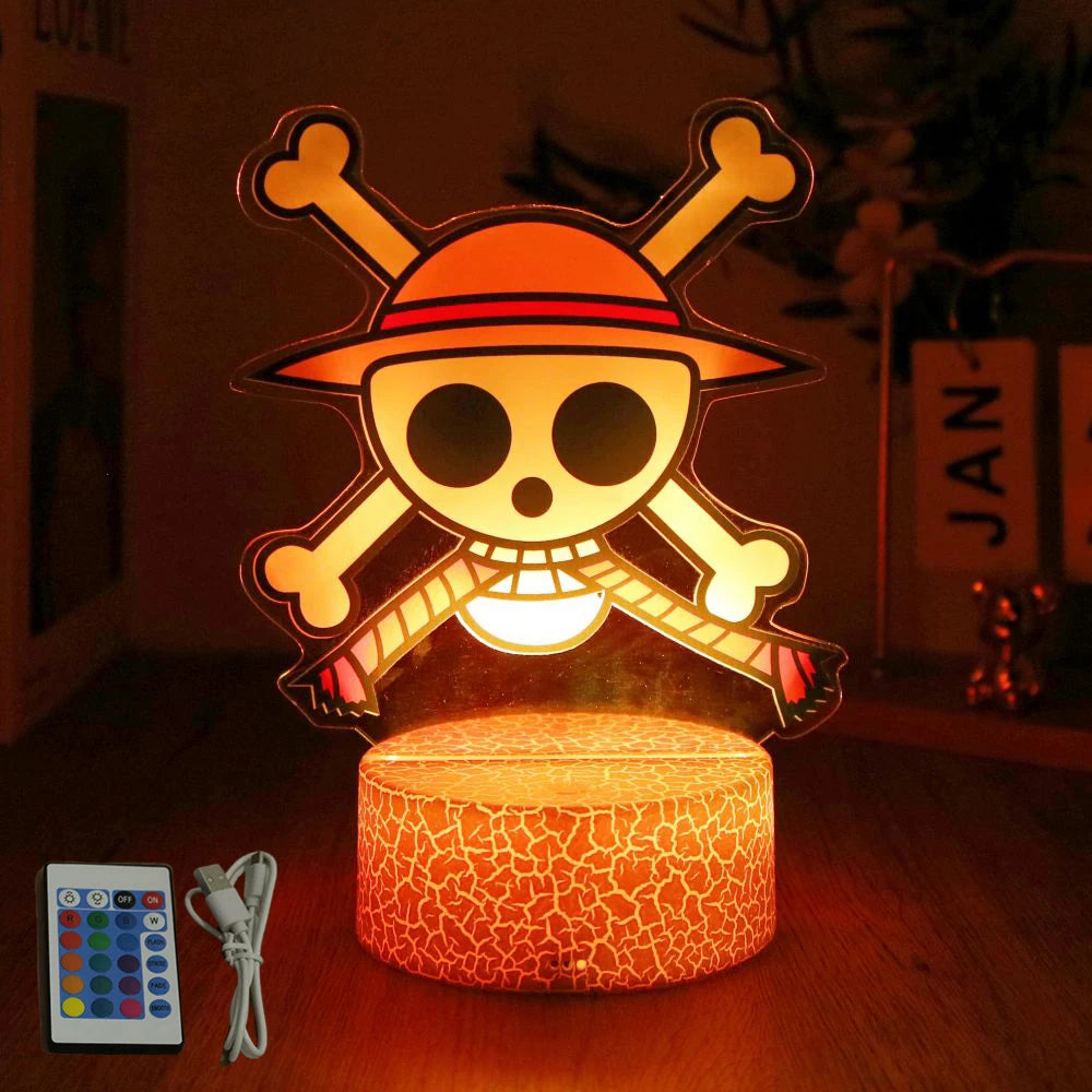 One Piece  Anime Figures 3D Lamp