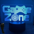 NEON GAMER 3D Lamp LED Night Light