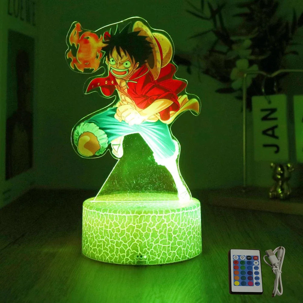 One Piece  Anime Figures 3D Lamp