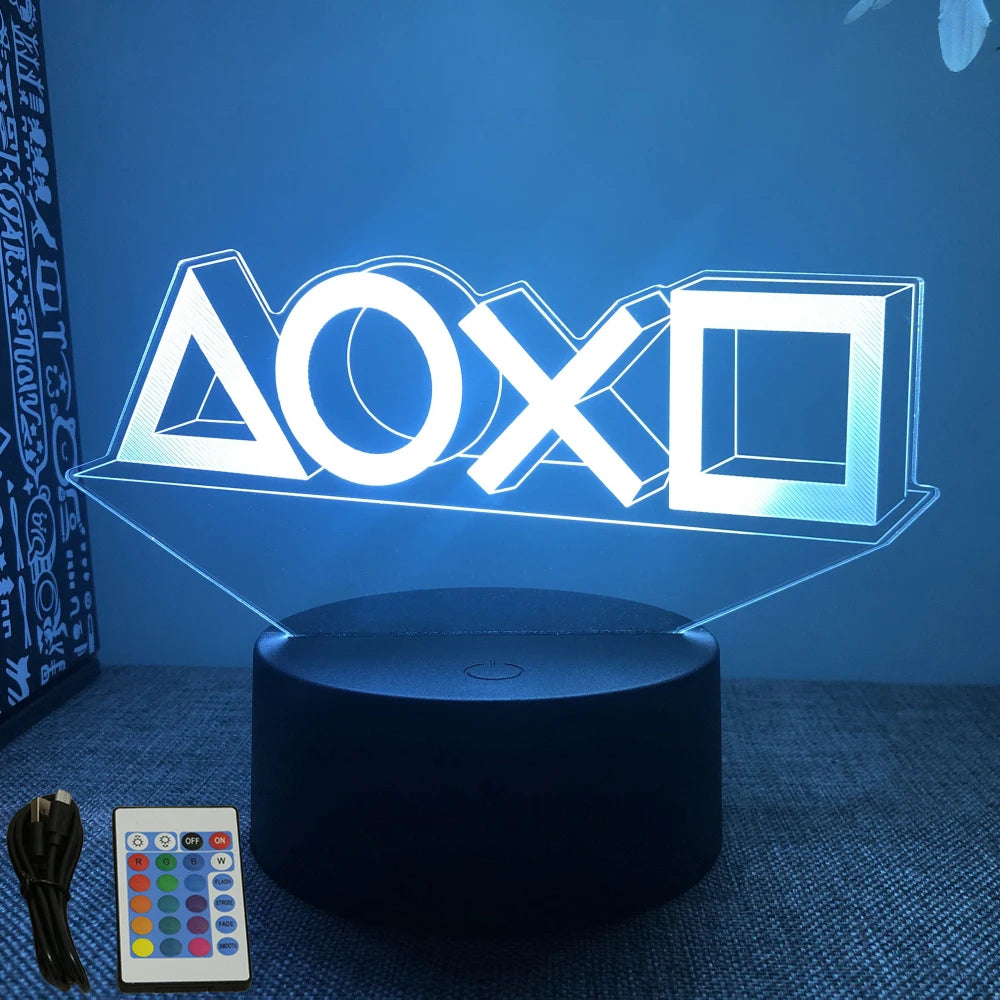 NEON GAMER 3D Lamp LED Night Light
