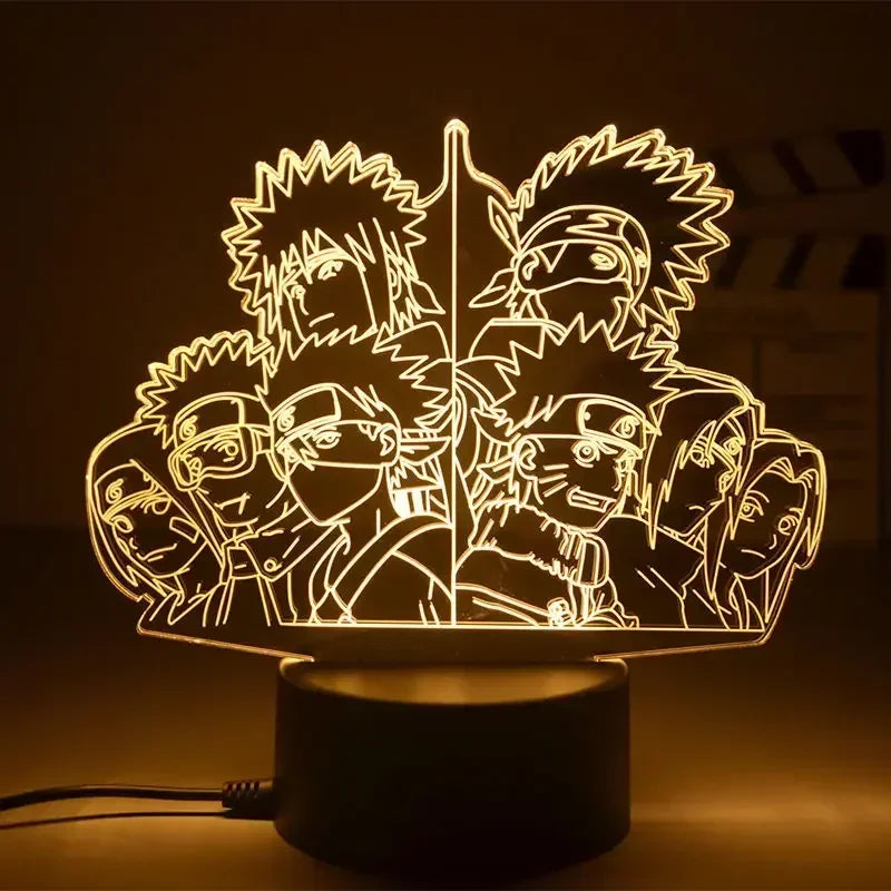 Naruto Characters 3D LED Lights