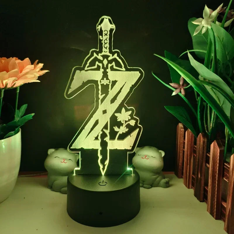 Game Zeldaes Night Lights 3D Led Lamp