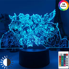 Kimetsu No Yaiba 3d LED Light Night
