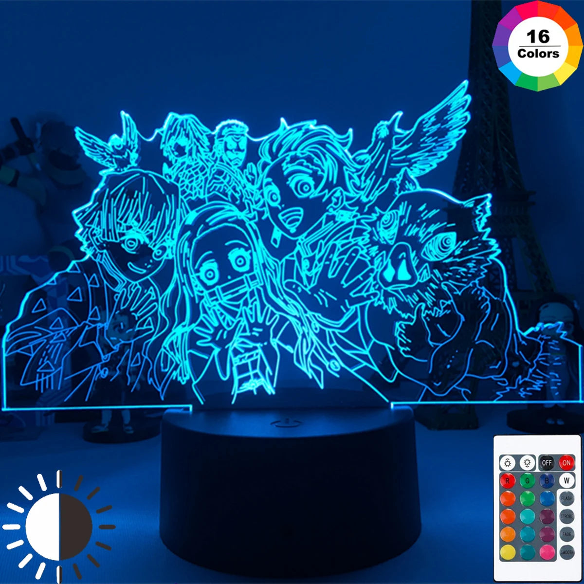 Kimetsu No Yaiba 3d LED Light Night
