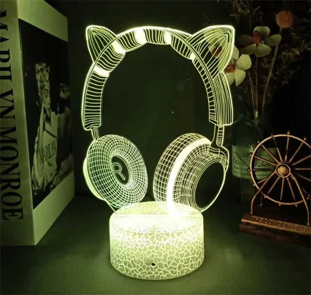 Gaming Setup RGB 3D LED Lamp
