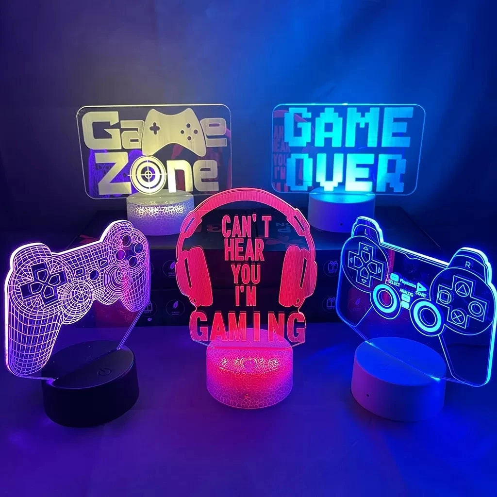 Gaming Setup RGB 3D LED Lamp