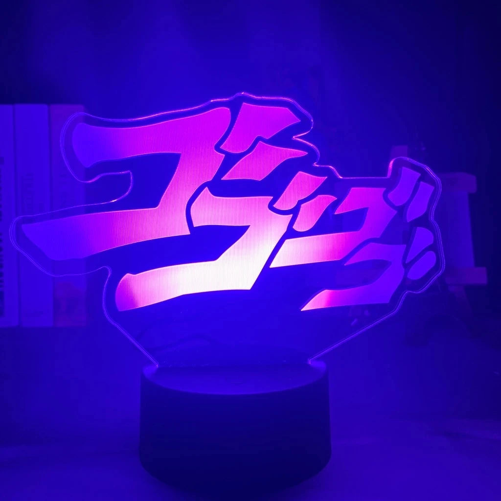 JoJo Bizarre Adventure 3d Night Light LED lamp