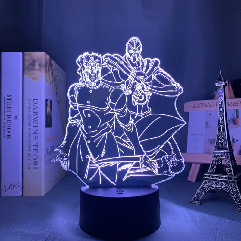 JoJo Bizarre Adventure 3d Night Light LED lamp